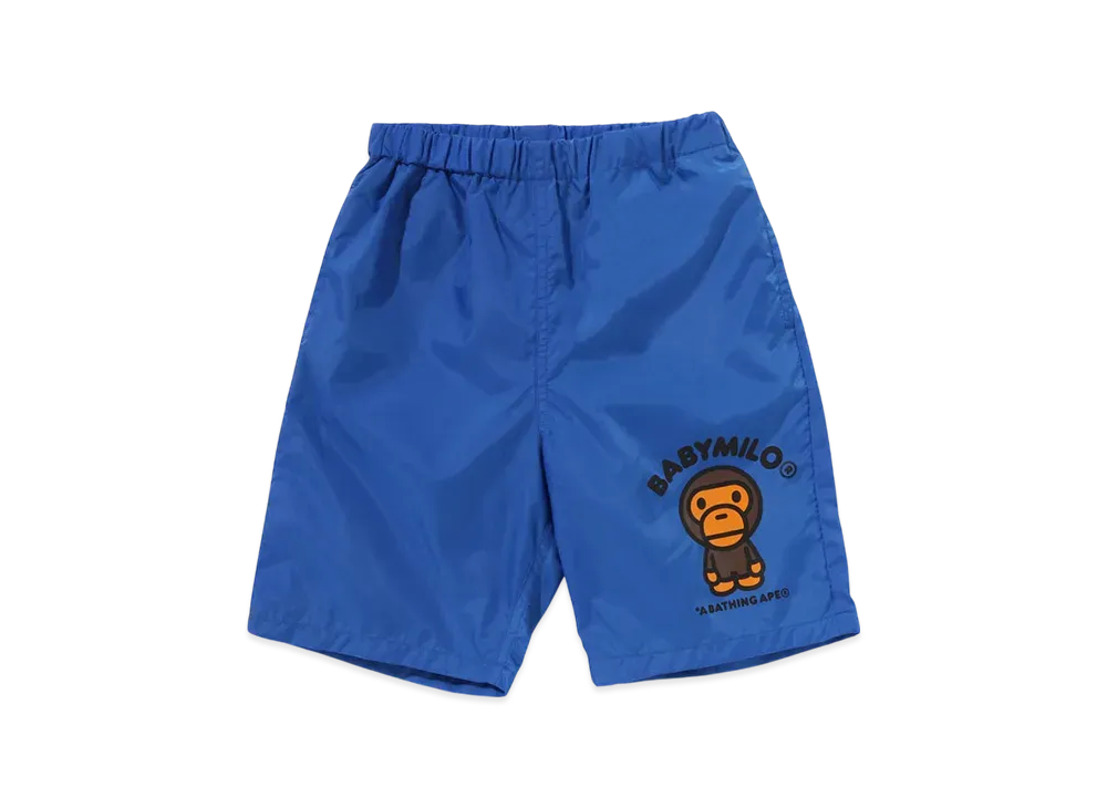 A BATHING APE Baby Milo Beach Shorts "Blue"