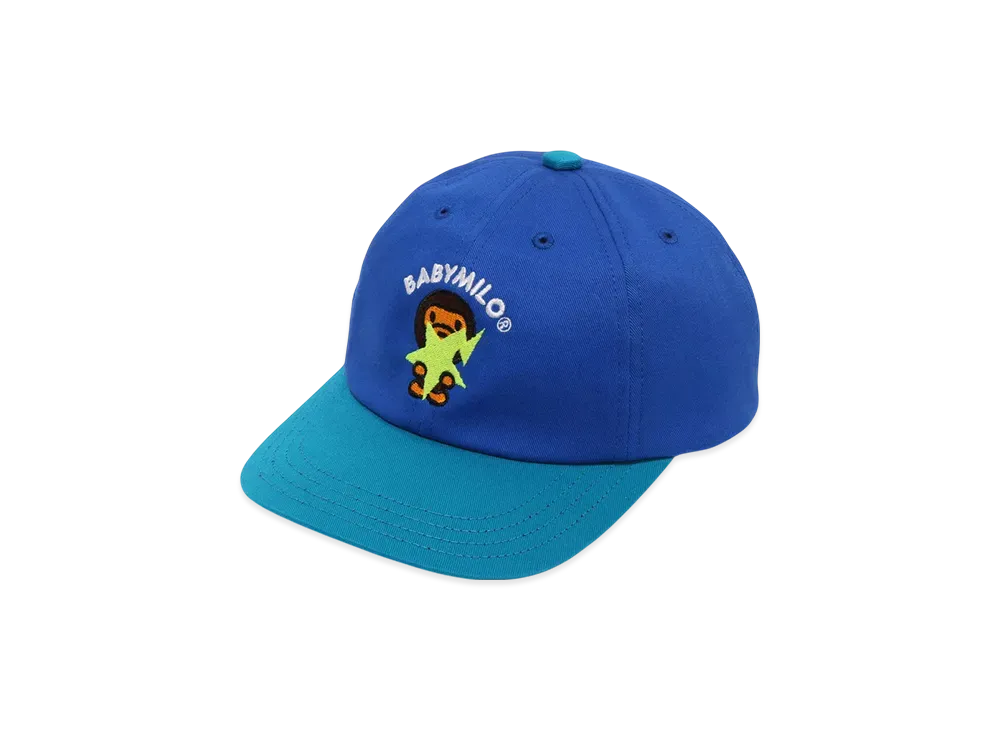 A BATHING APE Baby Milo STA Panel Cap "Blue"