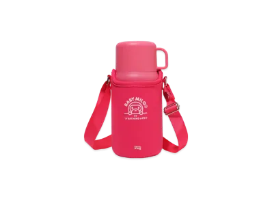 A BATHING APE Baby Milo Water Bottle "Pink"