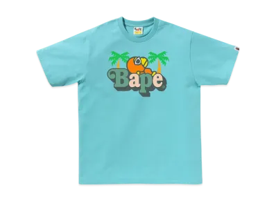 A BATHING APE Colors Milo On Bape Summer Tee "Blue"