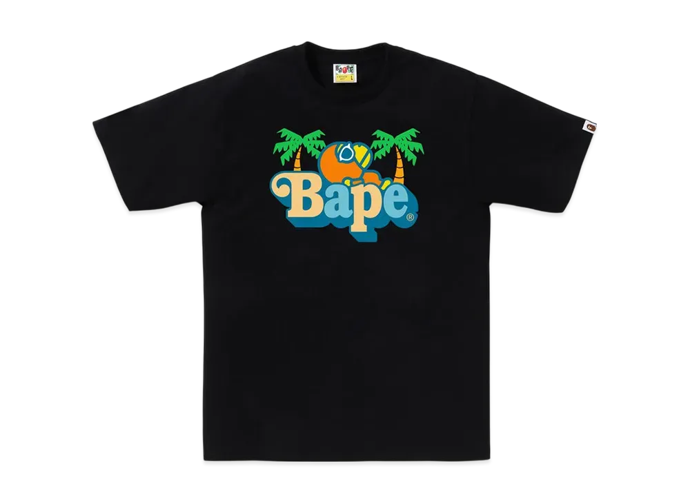 A BATHING APE Colors Milo On Bape Summer Tee "Black"