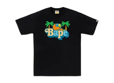 A BATHING APE Colors Milo On Bape Summer Tee "Black"