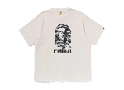 A BATHING APE Palm Tree Camo By Bathing Ape Relaxed Fit Tee "White"
