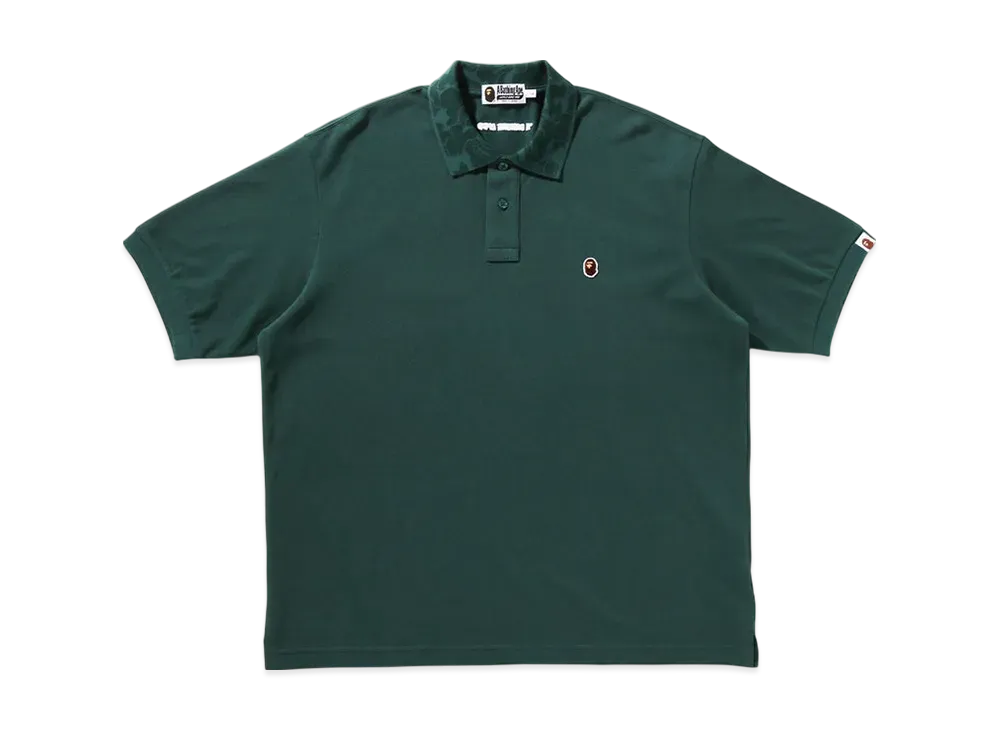 A BATHING APE One Point Relax Fit Polo Shirt "Olivedrab"