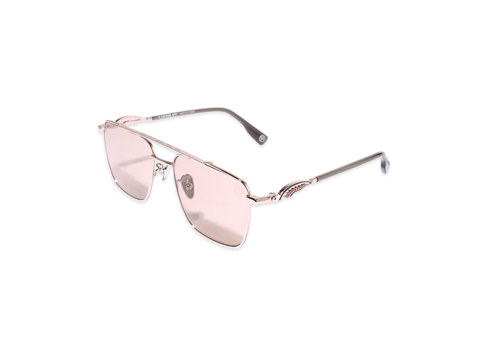 アベイシングエイプ シャークサングラス #2 "ゴールド"