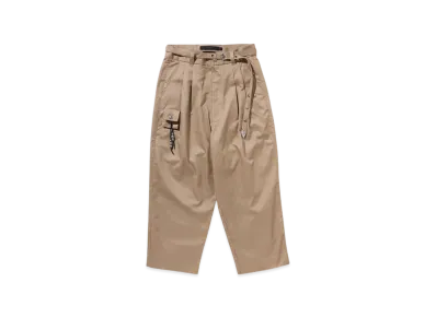 A BATHING APE Bape Black Belted Airpod Chino Pants "Beige"