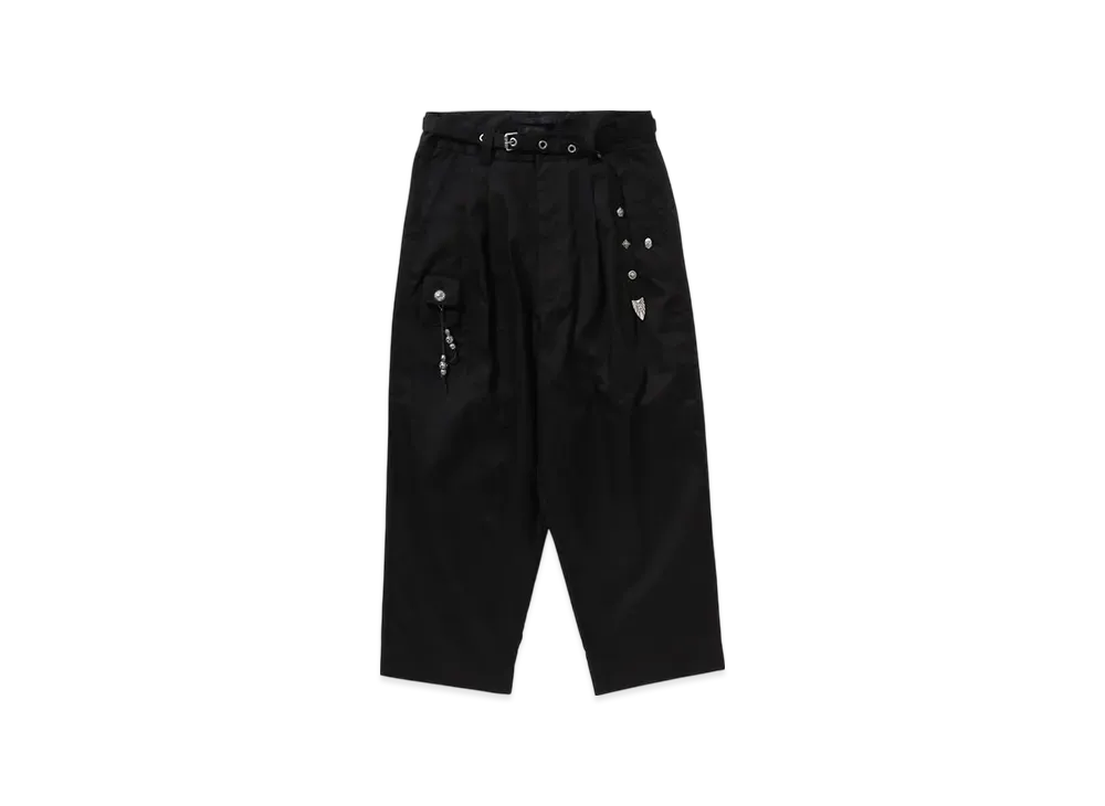 A BATHING APE Bape Black Belted Airpod Chino Pants "Black"