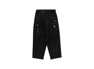 A BATHING APE Bape Black Belted Airpod Chino Pants "Black"