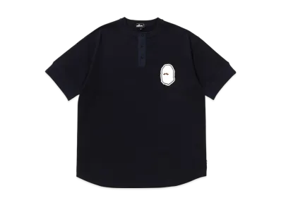 A BATHING APE Military Print Tee "Navy"