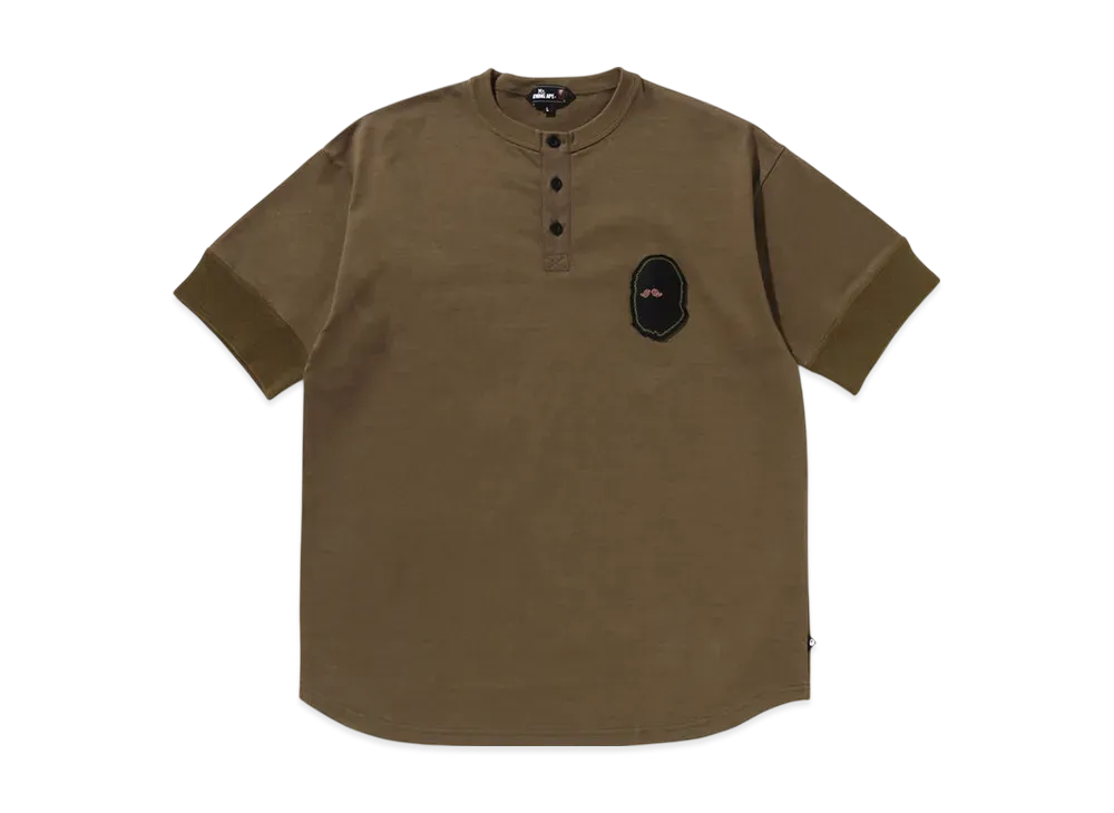 A BATHING APE Military Print Tee "Beige"