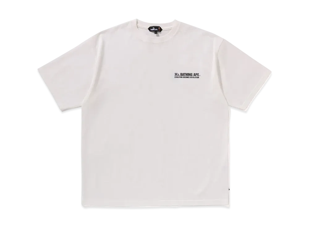 A BATHING APE Print Tee #6 "White"
