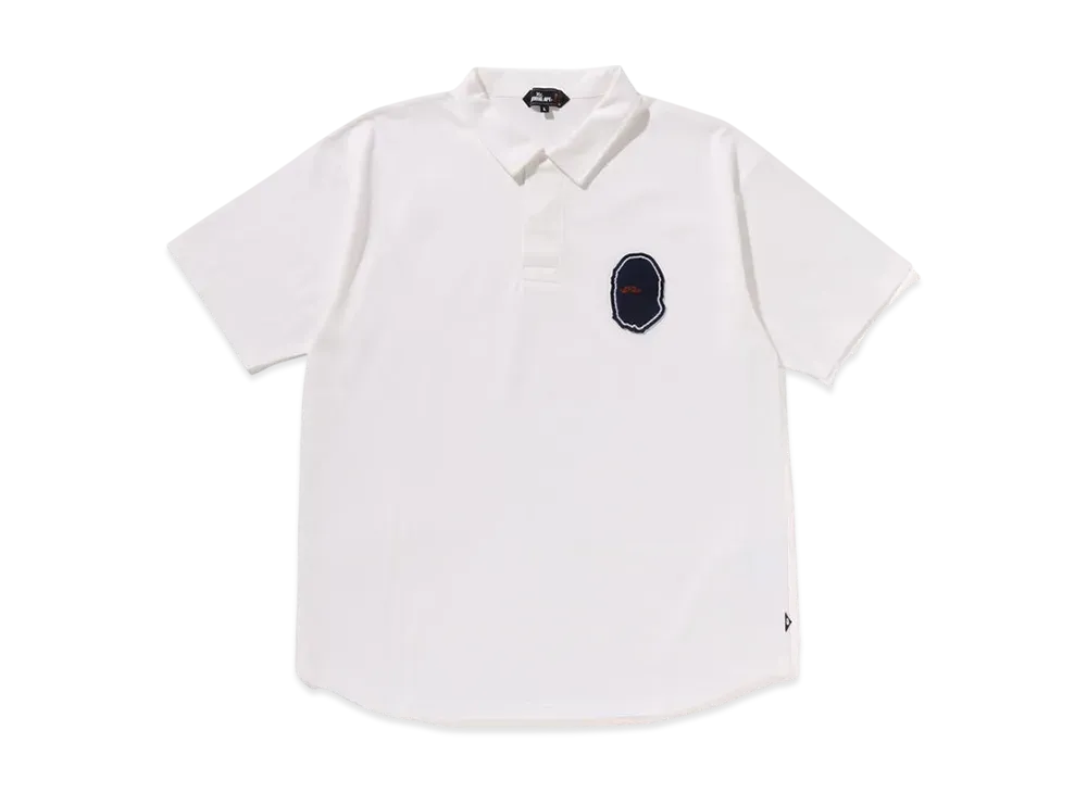 A BATHING APE Military Polo Shirt "Ivory"