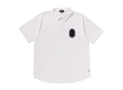 A BATHING APE Military Polo Shirt "Ivory"