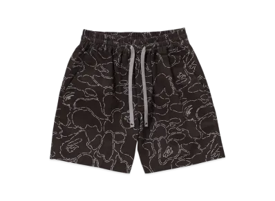 A BATHING APE Camo Sporty Shorts "Black"
