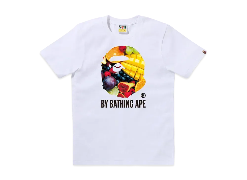 A BATHING APE By Bathing Ape Fruit Tee "White"
