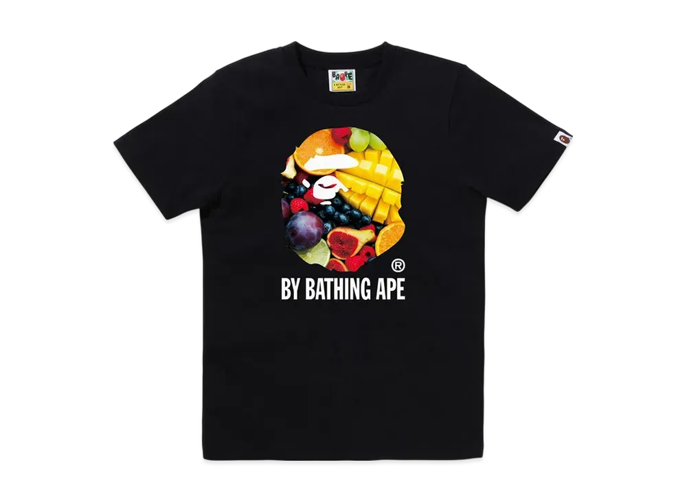 A BATHING APE By Bathing Ape Fruit Tee "Black"