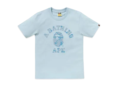 A BATHING APE Solid Camo College Tee "Sax/Sax"