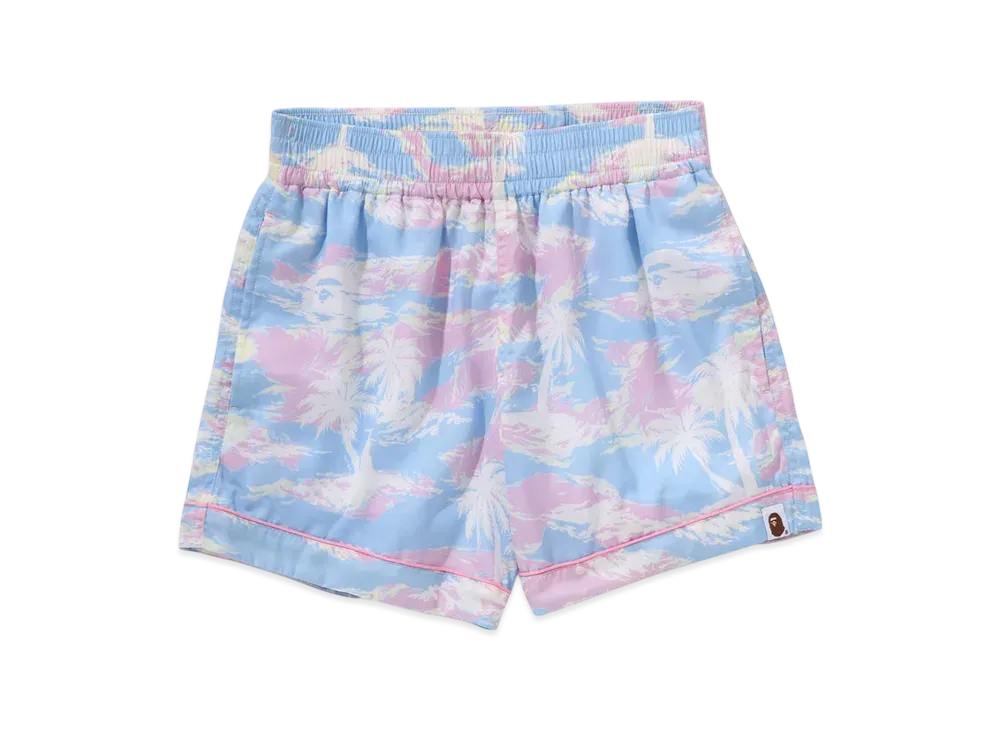 A BATHING APE Palm Tree Camo Shorts "Multi"