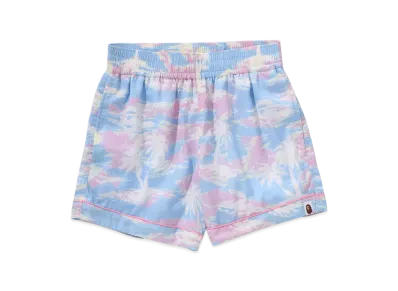 A BATHING APE Palm Tree Camo Shorts "Multi"