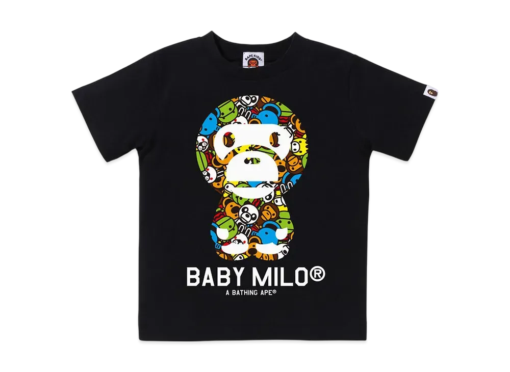 A BATHING APE Milo All Friends Baby Milo Tee "Black"