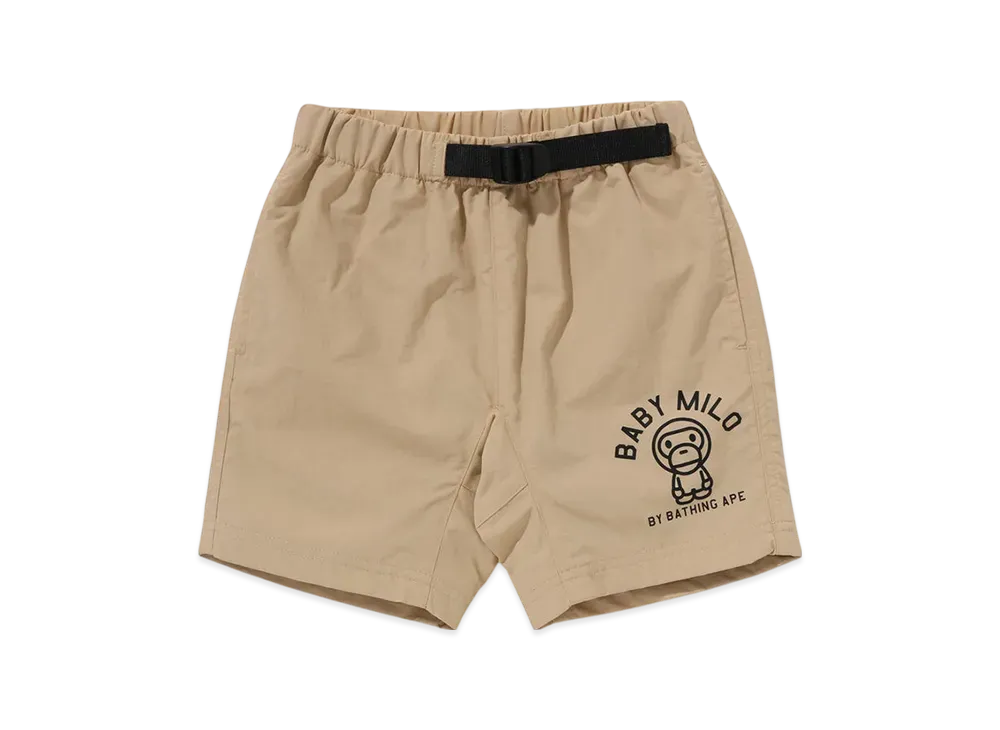 A BATHING APE Baby Milo Climbing Shorts "Beige"