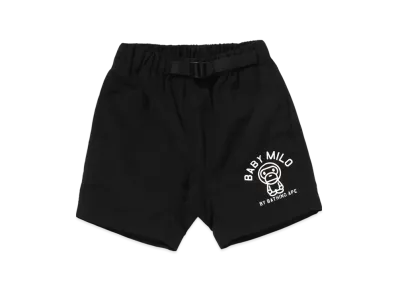 A BATHING APE Baby Milo Climbing Shorts "Black"