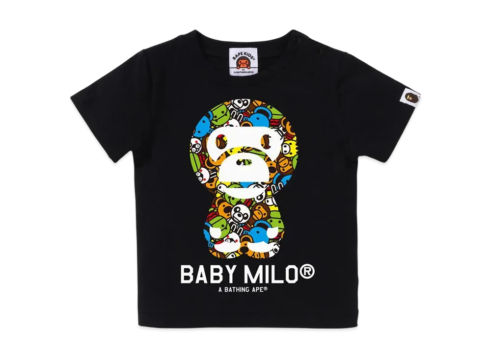 A BATHING APE Milo All Friends Baby Milo Tee "Black"