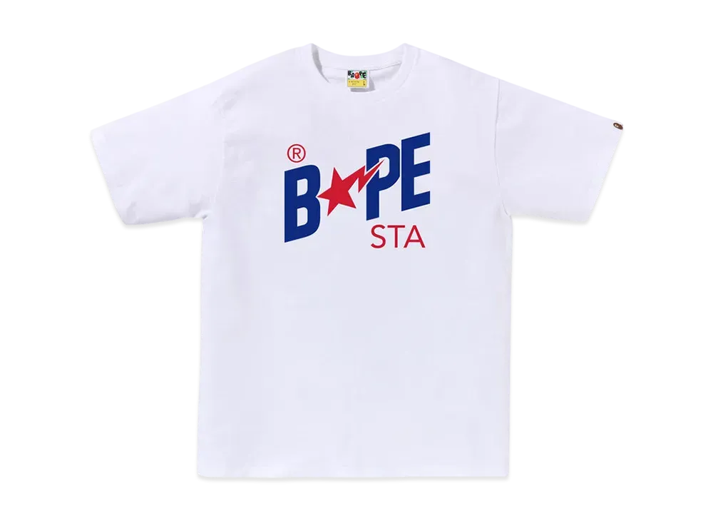 A BATHING APE Colors Bape Sta Tee "White"