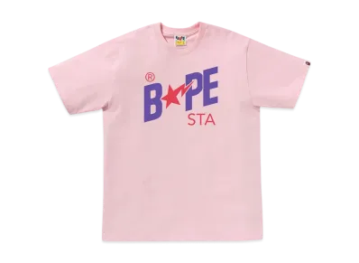 A BATHING APE Colors Bape Sta Tee "Pink"
