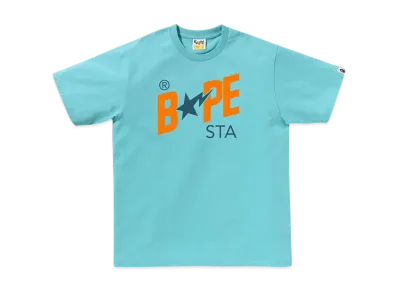 A BATHING APE Colors Bape Sta Tee "Blue"