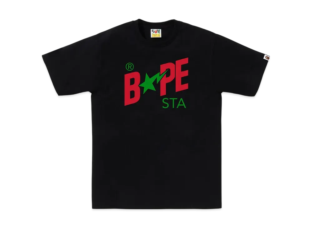 A BATHING APE Colors Bape Sta Tee "Black"