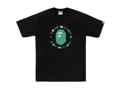 A BATHING APE Colors Busy Works Sta Tee "Black"