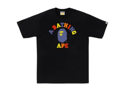 A BATHING APE Colors College Tee "Black"