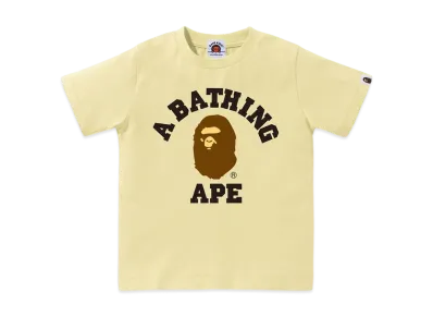A BATHING APE College Tee "Yellow"