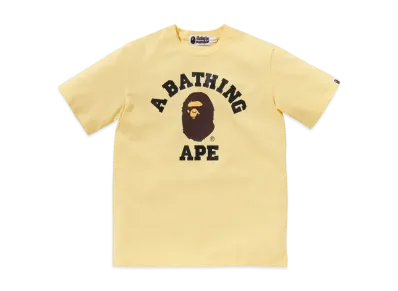 A BATHING APE College Tee "Yellow"