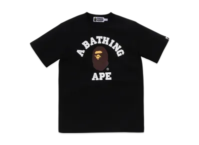 A BATHING APE College Tee "Black"