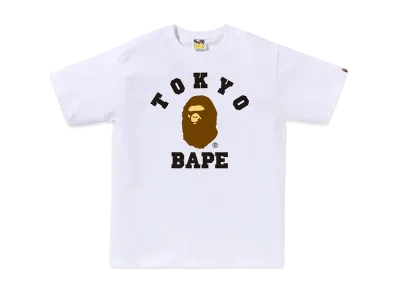 A BATHING APE Tokyo College Tee "White"