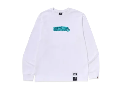 A BATHING APE x Van Gogh Museum L/S Tee "White"