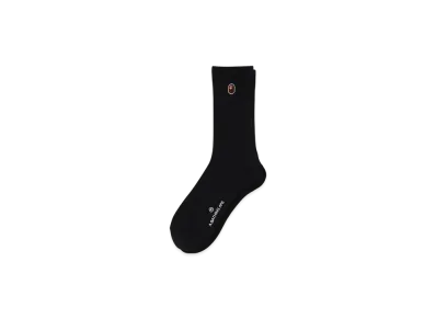 A BATHING APE One Point Socks "Black"