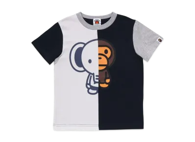 A BATHING APE Baby Milo And Friends Tee "Navy"
