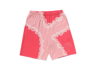 A BATHING APE Hand Dye Relaxed Fit Sweat Shorts "Red"