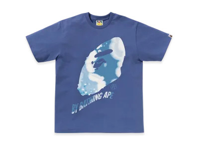 A BATHING APE Tie Dye Twist By Bathing Ape Tee "Navy"