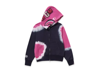 A BATHING APE Hand Dye Shark Full Zip Hoodie "Multi"