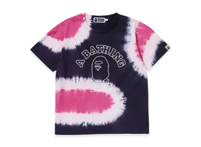 A BATHING APE Hand Dye Wide Tee "Multi"