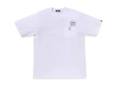 A BATHING APE x Dover Street Market Ginza Pocket Tee "White"