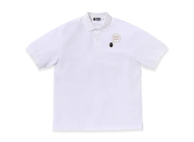A BATHING APE x Dover Street Market Ginza Relaxed Fit Polo Shirt "White"
