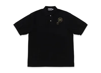 A BATHING APE x Dover Street Market Ginza Relaxed Fit Polo Shirt "Black"