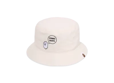 A BATHING APE x Dover Street Market Ginza Bucket Hat "White"