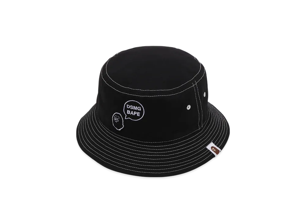 A BATHING APE x Dover Street Market Ginza Bucket Hat "Black"