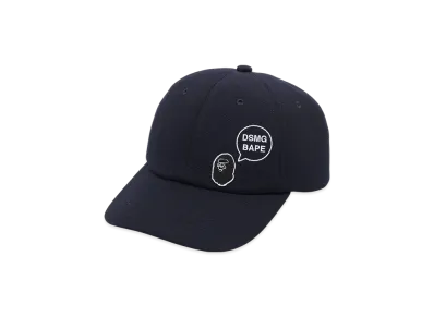 A BATHING APE x Dover Street Market Ginza Panel Cap "Navy"